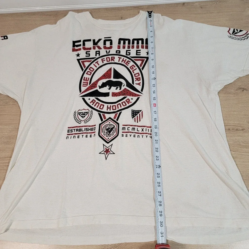 Ecko Unltd MMA Savage T Shirt Mens Size 3XL Graphic Tee Y2K Streetwear‎ Grunge